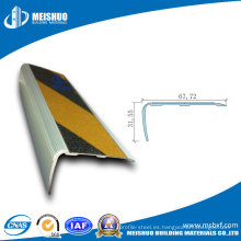 Aluminio Extrudido Anti Slip Stair Nosing / Carborundum Stair Nosing Tiras